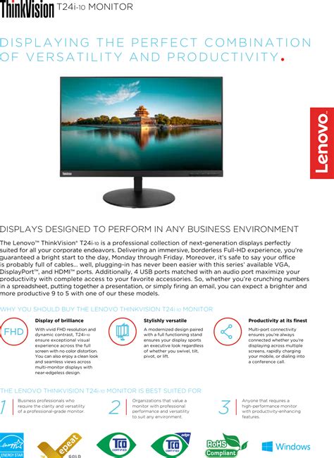 thinkvision monitor|thinkvision monitor manual.